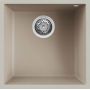 Zlewozmywak granitowy 44x44 cm beżowy LKQ10295BSO Elleci Quadra zdj.1