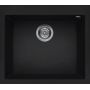 Zlewozmywak granitowy 57x50 cm czarny LKQ10586 Elleci Quadra zdj.1