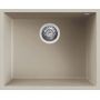 Zlewozmywak granitowy 54x44 cm beżowy LKQ10595BSO Elleci Quadra zdj.1