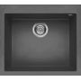Zlewozmywak granitowy 57x50 cm szary/grafitowy/onyx LKQ10599 Elleci Quadra zdj.1