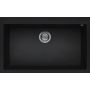 Zlewozmywak granitowy 79x50 cm czarny LKQ13086 Elleci Quadra zdj.1