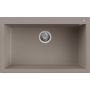 Zlewozmywak granitowy 79x50 cm brązowy LKQ13089 Elleci Quadra zdj.1
