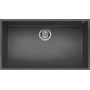 Zlewozmywak granitowy 76x44 cm szary/grafitowy/onyx LKQ13099BSO Elleci Quadra zdj.1