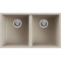Zlewozmywak granitowy 76x43.5 cm beżowy LKQ35095BSO Elleci Quadra zdj.1