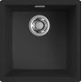 Zlewozmywak granitowy 45.6x45.6 cm czarny LKZ10286 Elleci Zen zdj.1