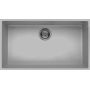 Zlewozmywak granitowy 76x44 cm szary/grafitowy/onyx LMQ13079BSO Elleci Quadra zdj.1