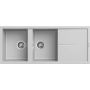 Zlewozmywak granitowy 116x50 cm szary/grafitowy/onyx LMU50079 Elleci Unico zdj.1