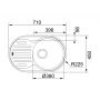 Zlewozmywak stalowy 71x45 cm 1010458566 Franke Polar zdj.2
