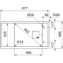 Zlewozmywak granitowy 87.7x49.5 cm antracyt 1140716334 Franke Fresno zdj.2