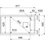 Zlewozmywak granitowy 87.7x49.5 cm czarny 1140721148 Franke Fresno zdj.2