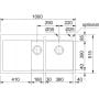 Zlewozmywak granitowy 100x51.5 cm 1140675936 Franke Mythos zdj.2