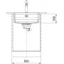 Zlewozmywak stalowy 54x44 cm stal 1220694477 Franke Maris Quiet zdj.3