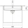 Zlewozmywak stalowy 86x46.4 cm stal 1220694479 Franke Maris Quiet zdj.3