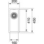 Zlewozmywak stalowy 45x20 cm 1270453651 Franke Box zdj.2