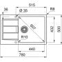 Zlewozmywak Tectonite 78x50 cm 1430618641 Franke Sirius 2.0 zdj.2