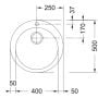 Zlewozmywak Tectonite 50x50 cm beżowy 1430676466 Franke Sirius 2.0 zdj.2