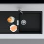 Zlewozmywak granitowy 100x50 cm szary/grafitowy/onyx 1140687335 Franke Centro zdj.4