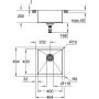 Zlewozmywak stalowy 46.4x46.4 cm 31578SD1 Grohe K700 zdj.2