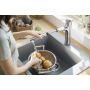 Zlewozmywak granitowy 56x54 cm szary/grafitowy/onyx 43312380 Hansgrohe S 51 zdj.4