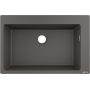 Zlewozmywak granitowy 77x51 cm szary/grafitowy/onyx 43313290 Hansgrohe S 51 zdj.1