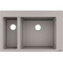 Zlewozmywak granitowy 77x51 cm szary/grafitowy/onyx 43315380 Hansgrohe S 51 zdj.1