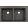Zlewozmywak granitowy 88x41.5 cm szary/grafitowy/onyx 43316290 Hansgrohe S 51 zdj.1
