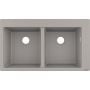 Zlewozmywak granitowy 86x49 cm szary/grafitowy/onyx 43316380 Hansgrohe S 51 zdj.1