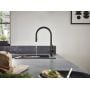 Zlewozmywak granitowy 77x51 cm czarny 43313170 Hansgrohe S 51 zdj.4