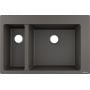 Zlewozmywak granitowy 77x51 cm szary/grafitowy/onyx 43315290 Hansgrohe S 51 zdj.1