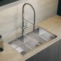 Zlewozmywak stalowy 78x48 cm stal SAM020T Laveo Marmara zdj.3