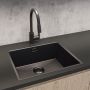 Zlewozmywak stalowy 54x44 cm czarny 71101300 Oltens Stalvask zdj.7