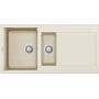 Zlewozmywak granitowy 100x50 cm biały LGY47562 Elleci Easy zdj.1