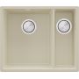 Zlewozmywak granitowy 56x47 cm beżowy MLDKBX0#N Primagran Duo Slim zdj.1