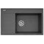 Zlewozmywak granitowy 79x50 cm szary/grafitowy/onyx 070091601 Pyramis Camea zdj.1