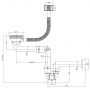Syfon zlewozmywakowy M1SSG4N Quadron Save Space zdj.2