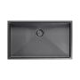Zlewozmywak stalowy z syfonem 74x44 cm grafit MF7444PVDBST1 Quadron Anthony zdj.3