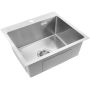 Zlewozmywak stalowy 58x54 cm stal ZLE06006 Rea zdj.1