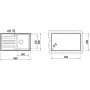 Zlewozmywak stalowy 86x50 cm 30000610 Teka Stage zdj.2
