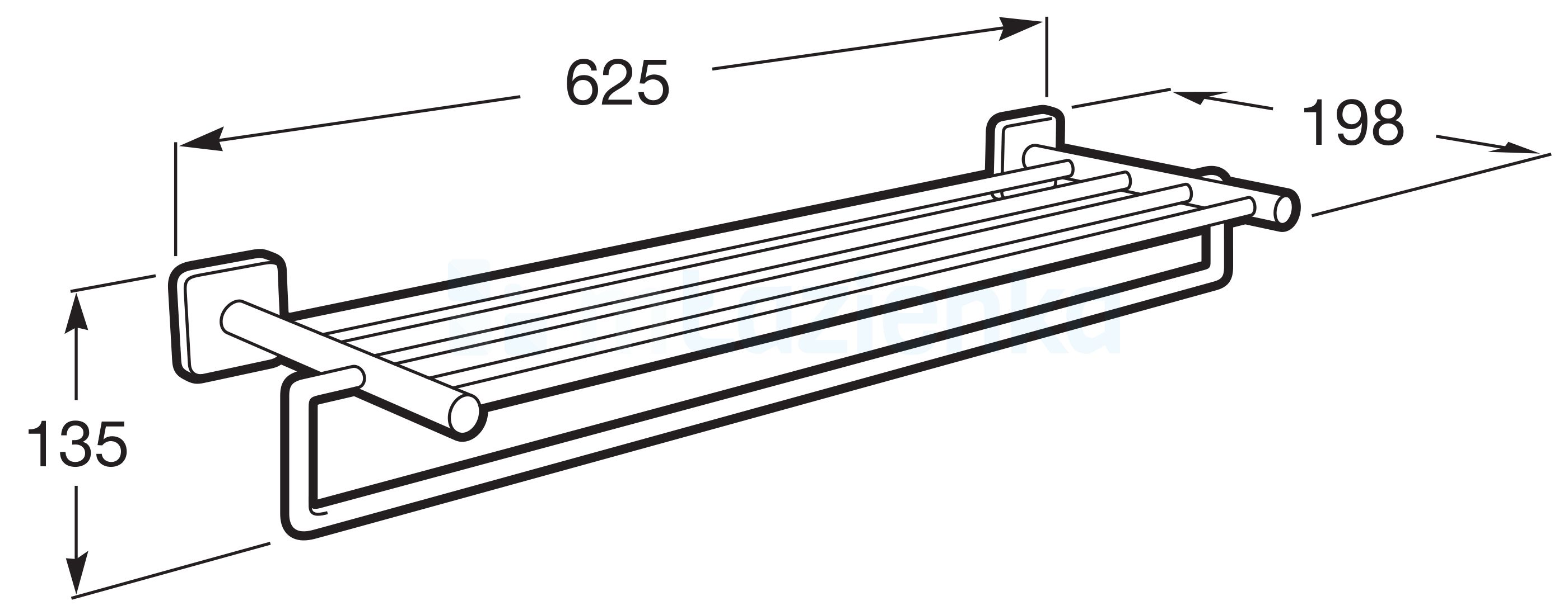 Polka A816660001 Roca Victoria | Sklep internetowy mLazienka - zawsze ...